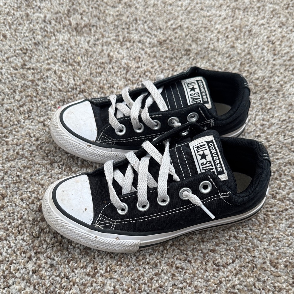 Converse Kids Black and White Sneakers